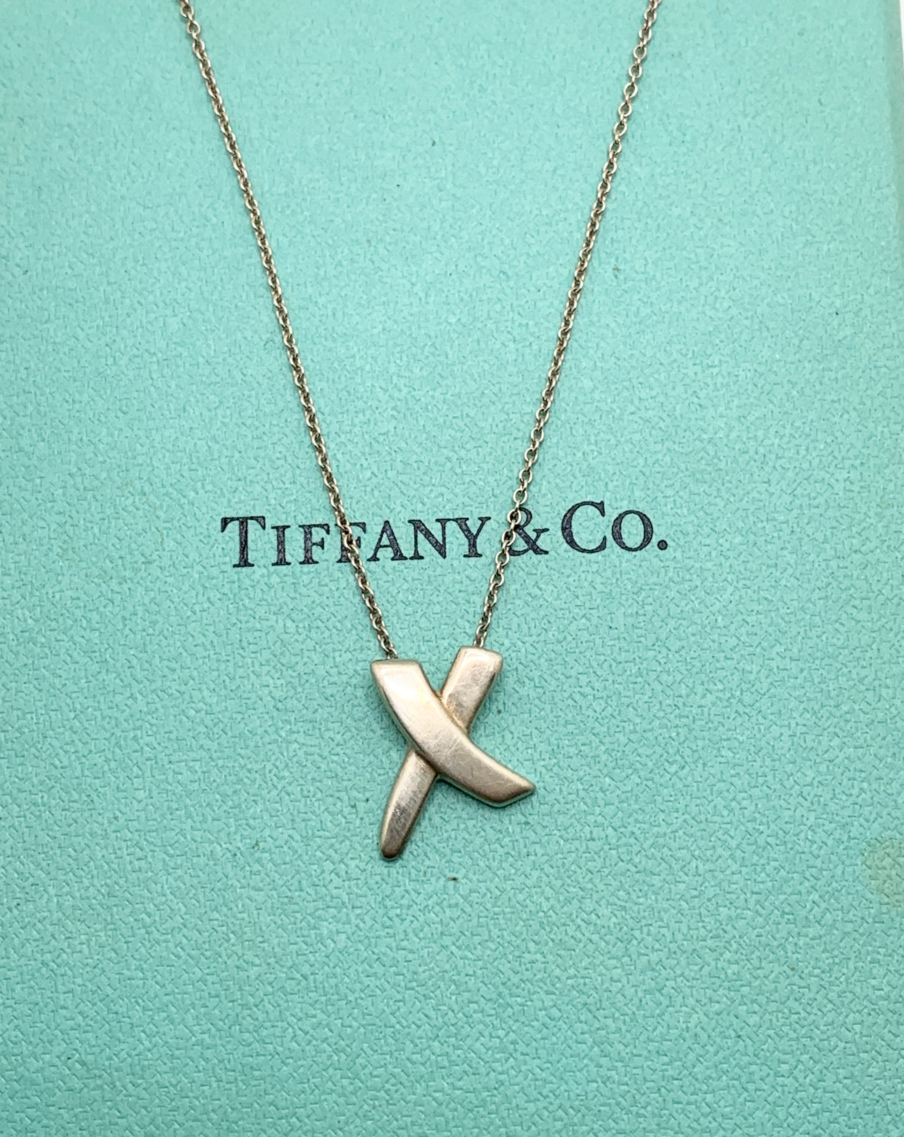 Tiffany on sale x pendant