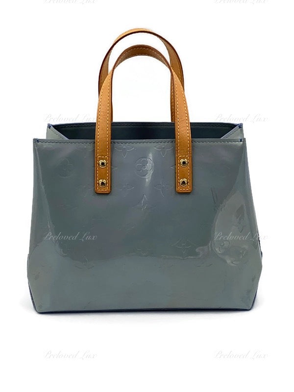 LOUIS VUITTON Baby Blue Vernis Reade PM Bag at 1stDibs