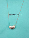 Tiffany & Co Elsa Peretti 925 Silver 18mm Large Bean Necklace