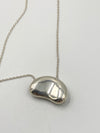 Tiffany & Co Elsa Peretti 925 Silver 18mm Large Bean Necklace