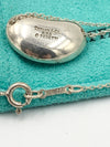 Tiffany & Co Elsa Peretti 925 Silver 18mm Large Bean Necklace