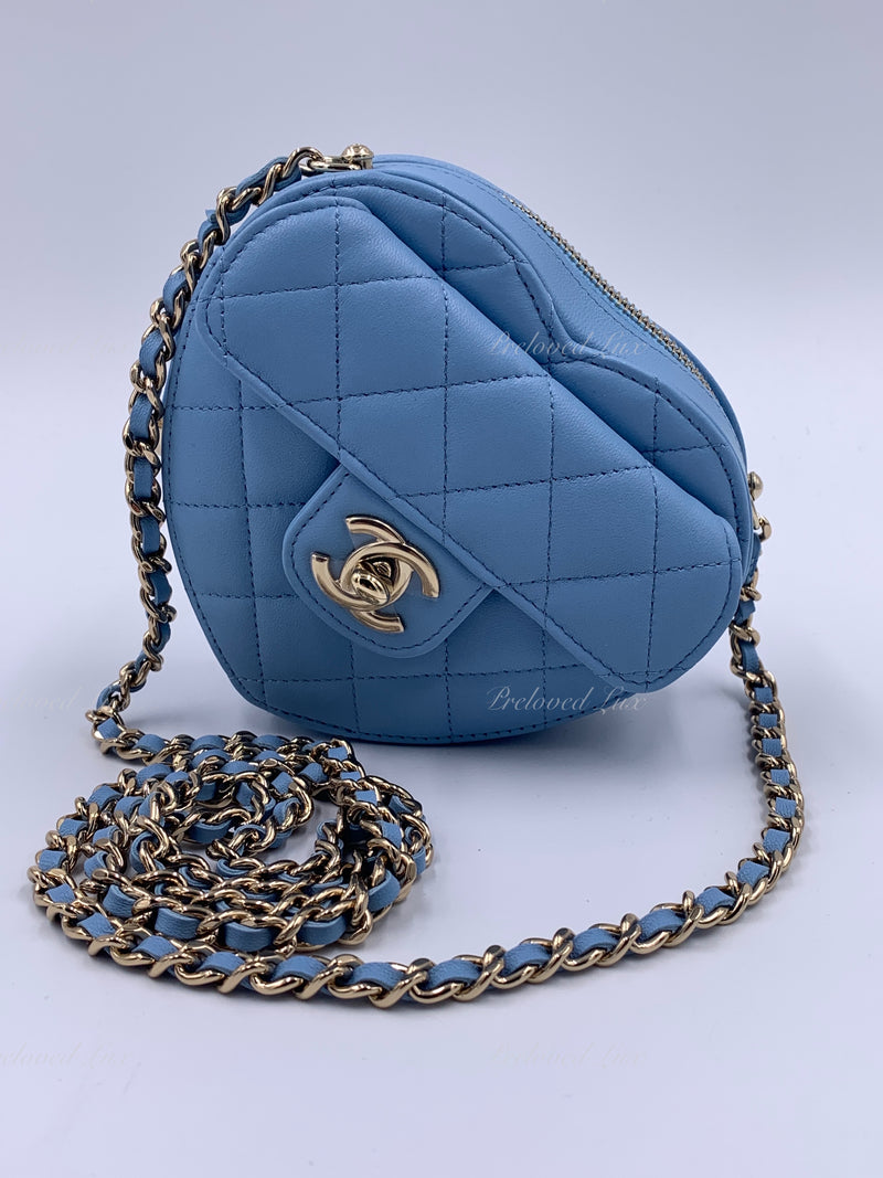 Chanel Gold Clutch O Chain Phone Holder Crossbody Bag GHW  The brandname  rental