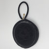 Sold-CHANEL Round CC Logo Clutch lambskin black