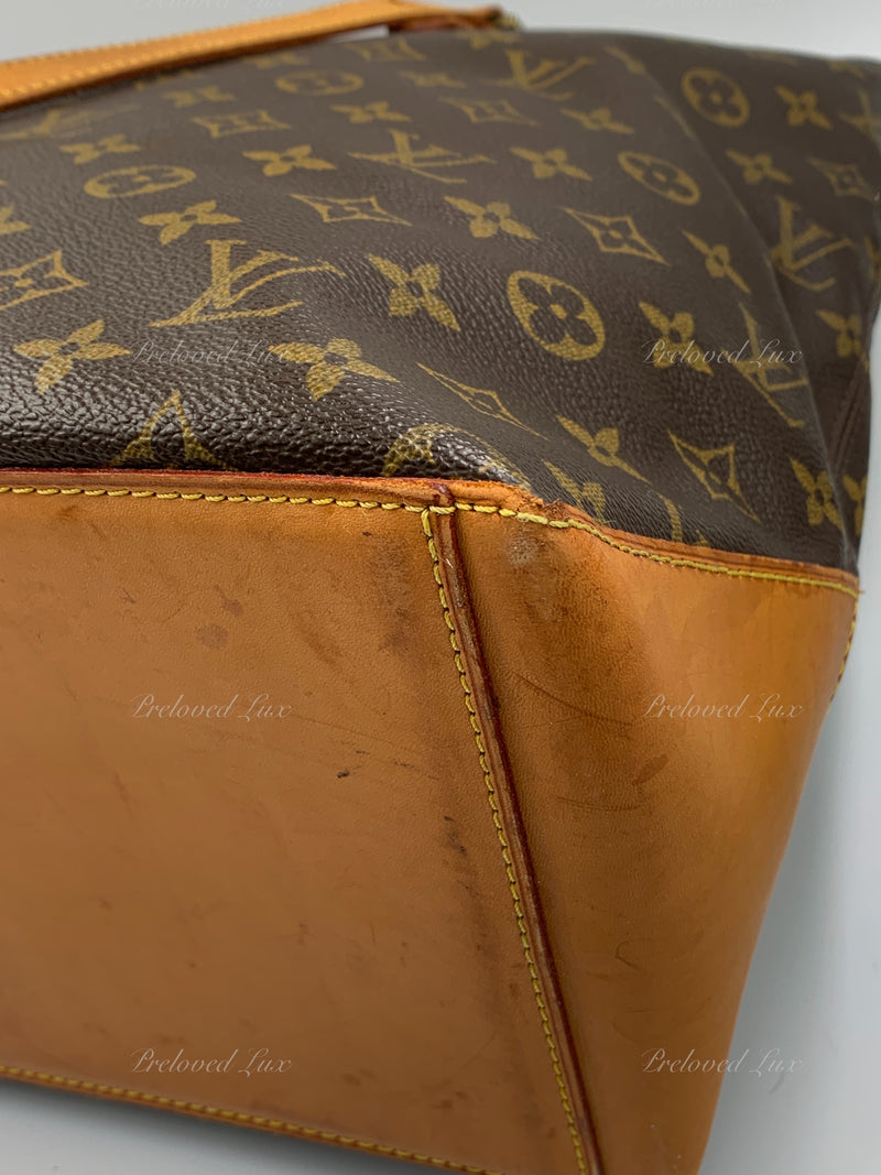 Louis Vuitton // 2006 Brown Monogram Canvas Cabas Mezzo Tote Bag