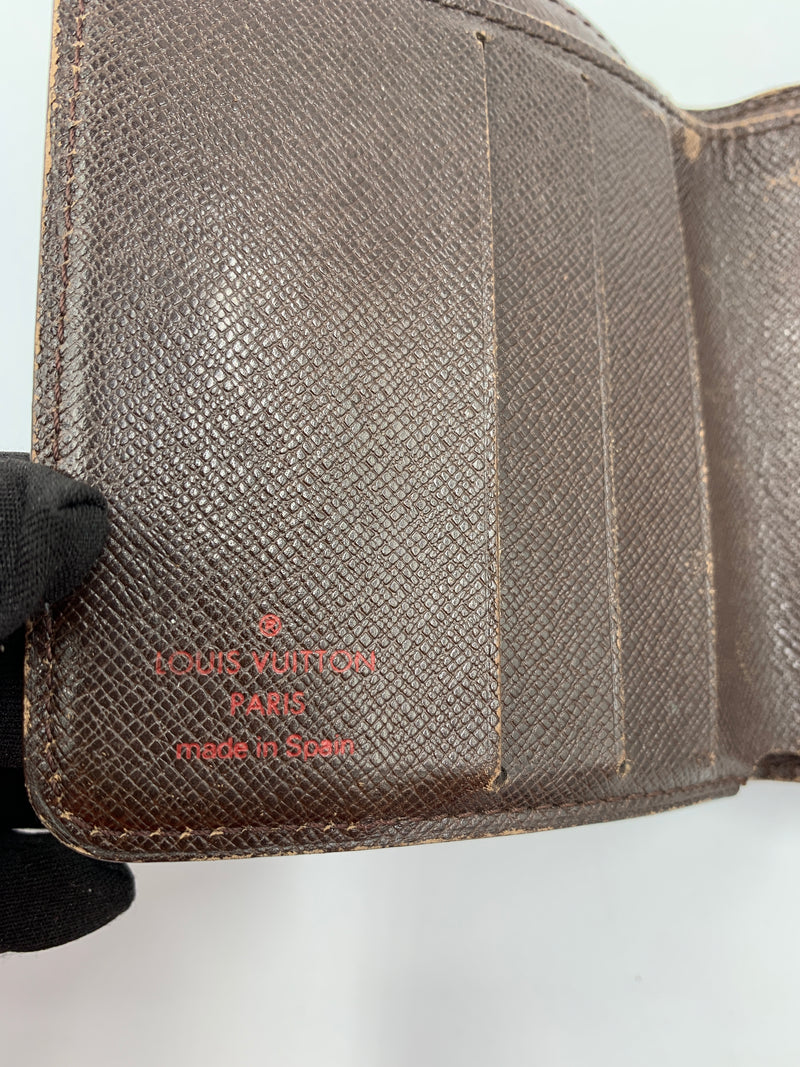 Pre-owned Louis Vuitton lockmini wallet caramel