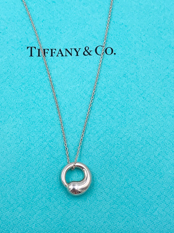 Authentic Tiffany & CO. Elsa Peretti Eternal Circle Sterling Silver deals 925 St