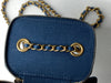 Sold-CHANEL Denim Pearl Crush Mini Square Vanity Case Chain Bag Gold Hardware