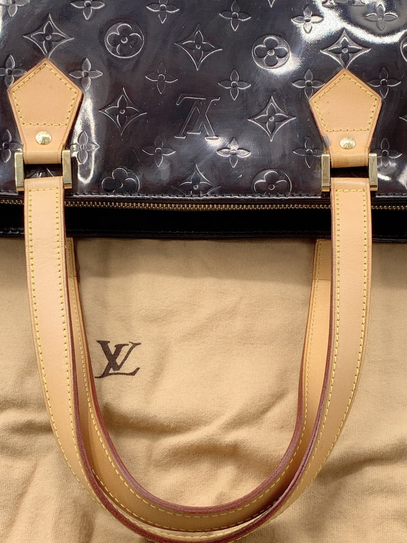 Japan Used Bag] Louis Vuitton Houston Monogram Vernis Crm/Enamel