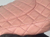 Sold-CHANEL Double Chain Double Flap Bag Pink SHW