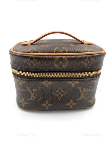 Túi hộp LV Vanity màu nâu 20cm siêu cấp