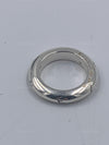 Sold-CHANEL 925 Silver Logo Ring Size 5 1/2