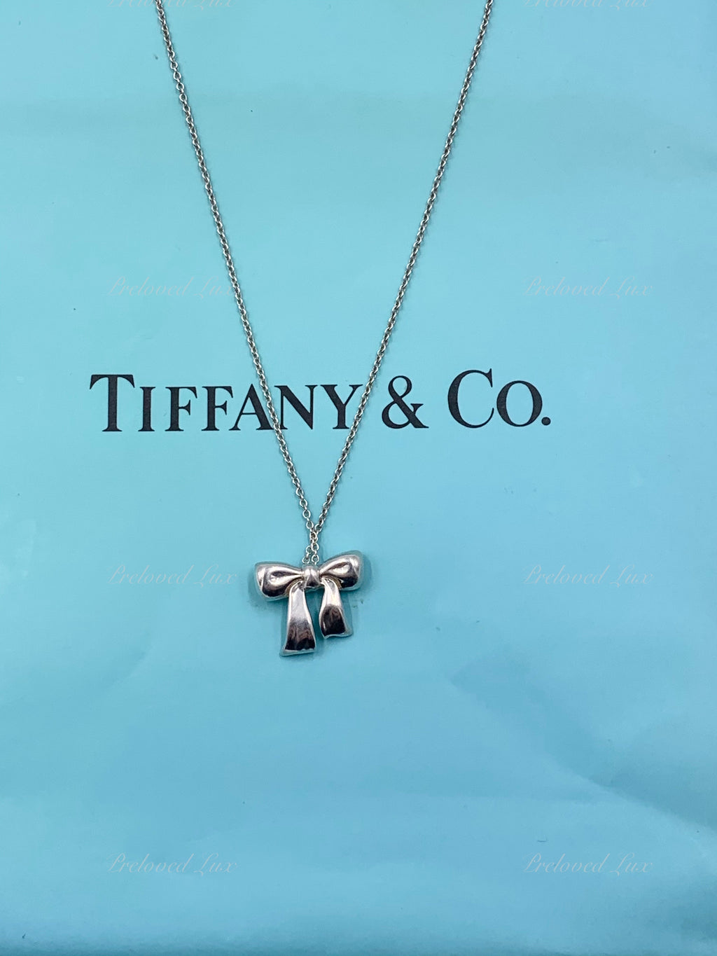 Tiffany and co on sale ribbon necklace