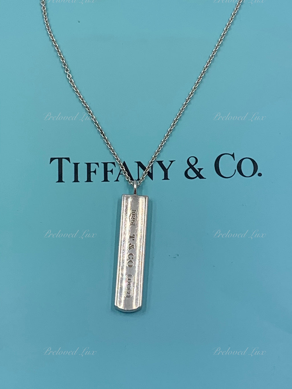 Tiffany 1837 hot sale bar pendant