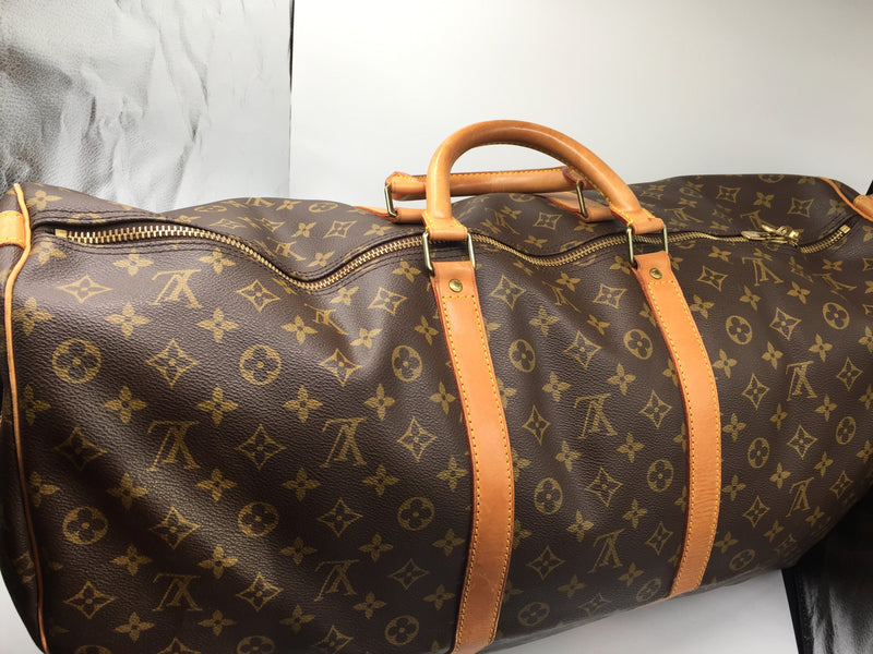 Pre-owned Louis Vuitton Keepall Bandouliere Monogram Outdoor 45