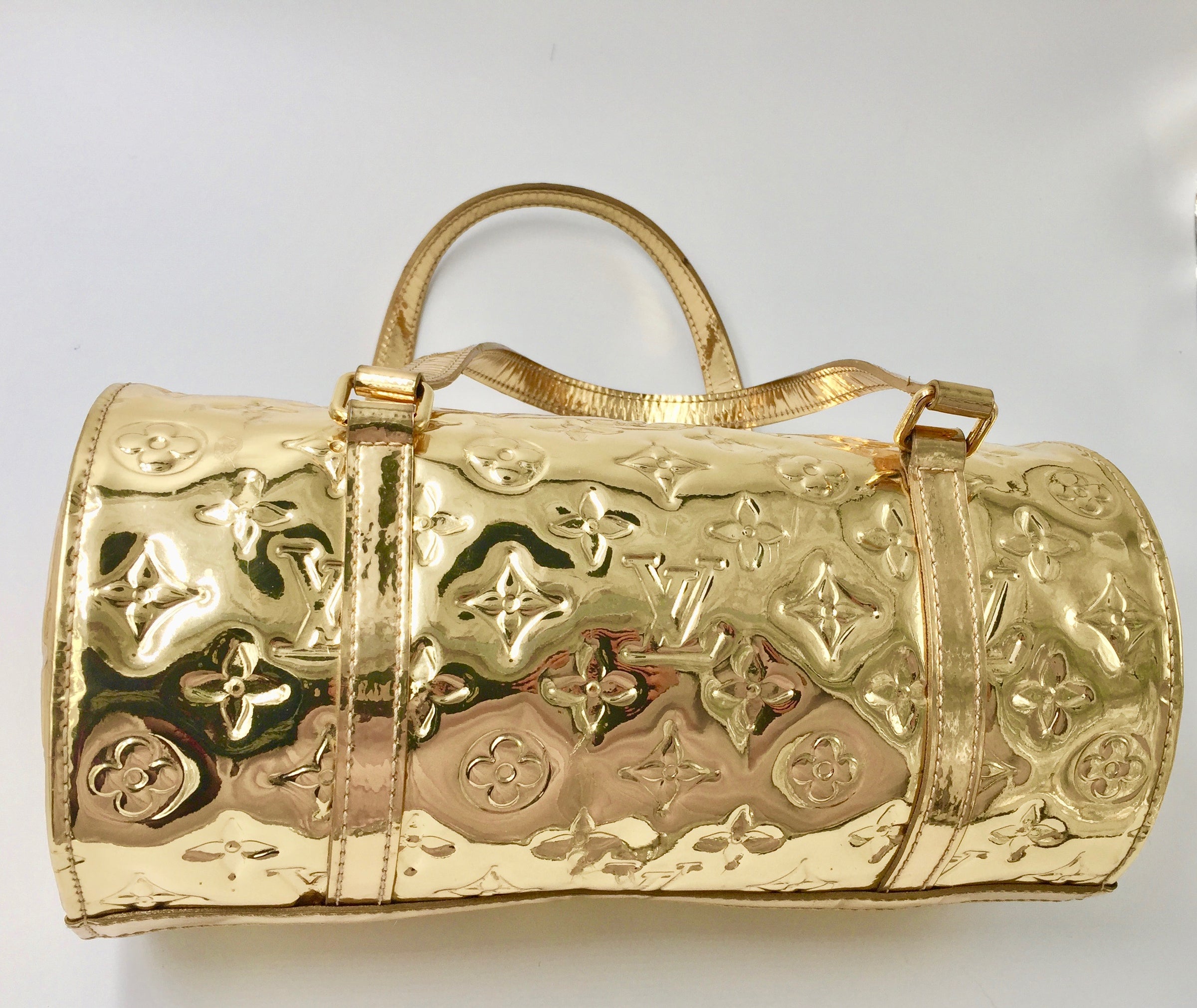 LOUIS VUITTON M95270 Miroir Papillon PM Hand Bag Gold Monogram Rare Ex++