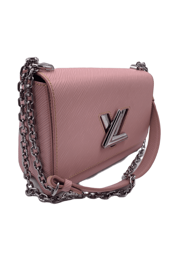 Twist leather crossbody bag Louis Vuitton Pink in Leather - 25087250