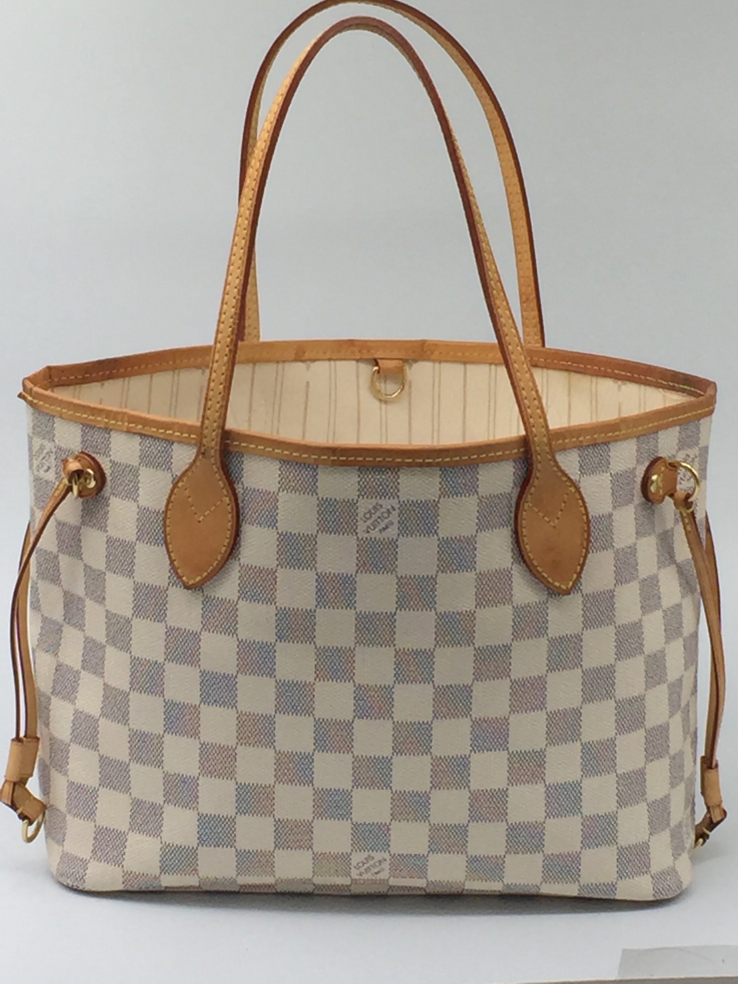 PRELOVED Louis Vuitton Damier Azur Neverfull PM Tote SD4181 051523