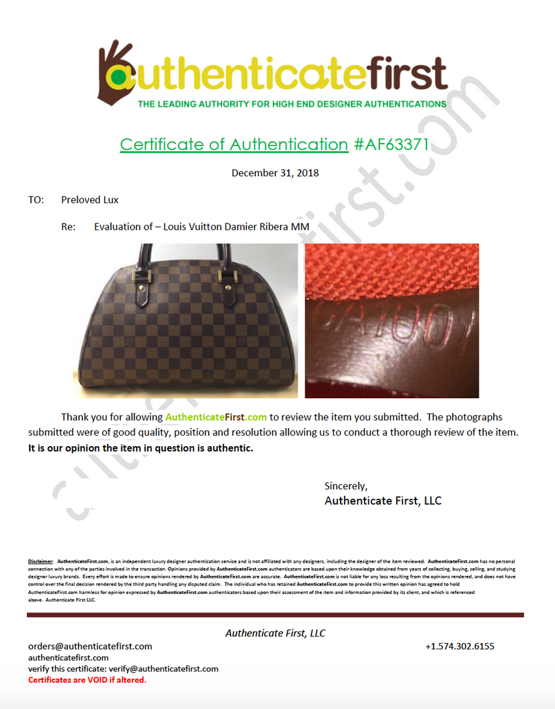 Rank A ｜ LV Damier Rivera PM Handbag ｜22121604 – BRAND GET